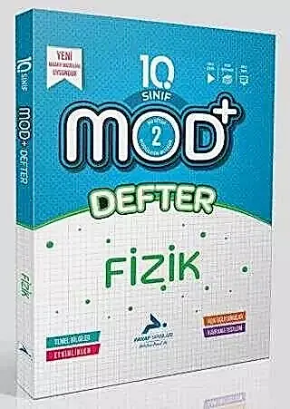 PARAF 10. Sınıf Fizik MOD Konu Anlatımlı Defter 2025-26 YENİ MÜFREDAT