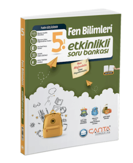 ÇANTA 5. Sınıf Fen Bilimleri Etkinlikli Kazanım Soru Bankası