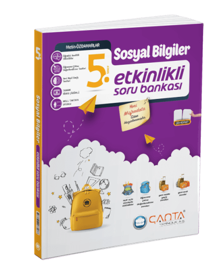 ÇANTA 5. Sınıf Sosyal Bilgiler Etkinlikli Kazanım Soru Bankası