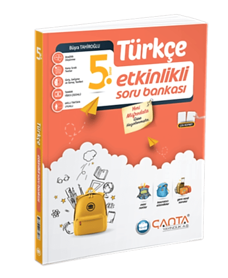 ÇANTA 5. Sınıf Türkçe Etkinlikli Kazanım Soru Bankası