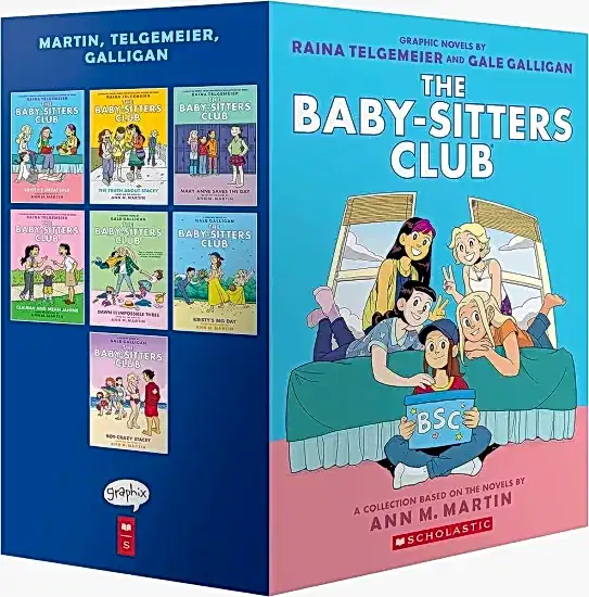 The Babysitters Club Graphic Novel Full-Color Edition Box Set #1-7