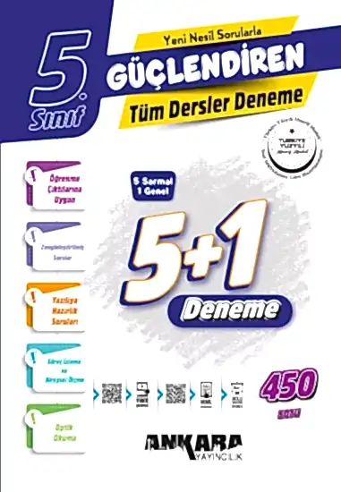 5. Sınıf Güçlendiren Tüm Dersler Denemeler