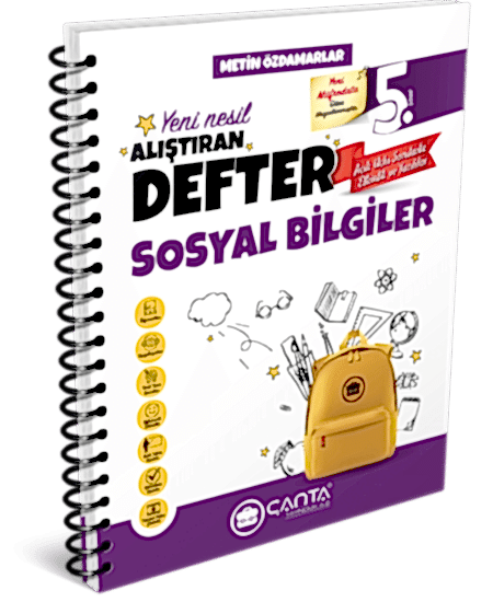 ÇANTA 5. Sınıf Sosyal Bilgiler Alıştıran Defter
