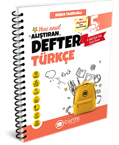 ÇANTA 5. Sınıf Türkçe Alıştıran Defter 2025-26 YENİ MÜFREDAT