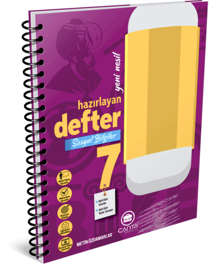 ÇANTA 7. Sınıf Sosyal Bilgiler Hazırlayan Defter