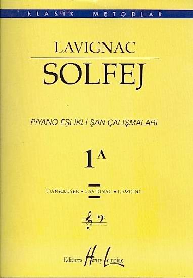 Lavignac 1A Solfej Piyano Eşlikli Şan Çalışmaları