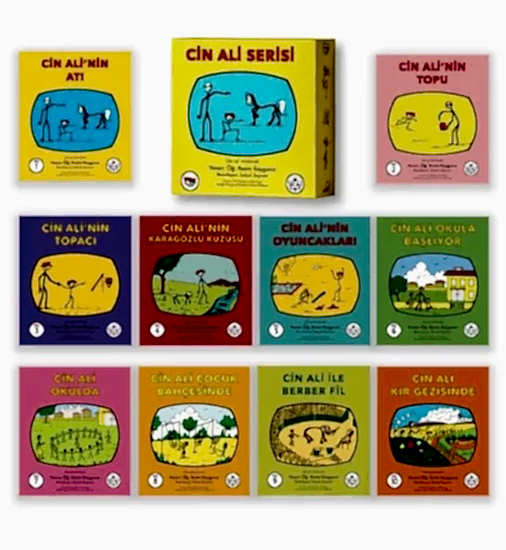 Cin Ali Serisi Kutulu Set 10 Takım Kitap