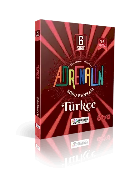 ADRENALİN 6. Sınıf Türkçe Soru Bankası 2025-26 YENİ MÜFREDAT