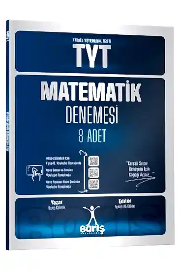 KR AKADEMİ Barış Yayınları TYT Matematik Denemesi 8 Adet