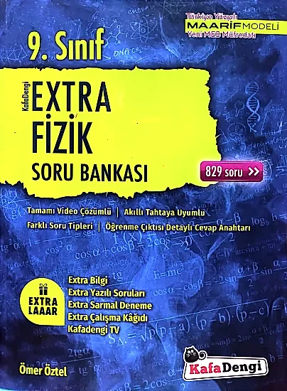 Kafa Dengi 9.Sınıf Extra Fizik Soru Bankası 2025-26 YENİ