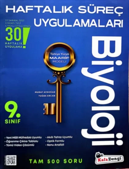 Kafa Dengi 9. Sınıf Biyoloji Haftalık Süreç Uygulamaları 2025-26 YENİ