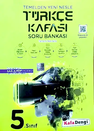 Kafa Dengi 5. Sınıf Türkçe Kafası Soru Bankası 2025-26 YENİ
