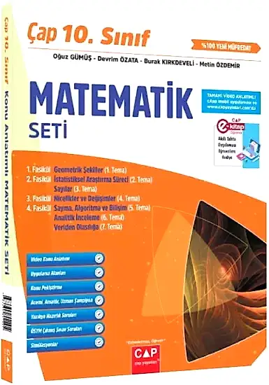 Çap Yayınları 10. Sınıf Matematik Seti 2025-26 YENİ MÜFREDAT