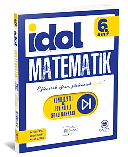 İDOL 6.Sınıf  Matematik Konu Özetli Etkinlikli Soru Bankası 4 Fasikül 2025-26 YENİ MÜFREDAT