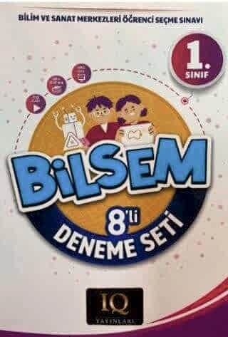 IQ Yayınları 1. Sınıf Bilsem 8`li Deneme Seti 2025