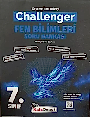 Kafa Dengi Yayınları 7. Sınıf Challenger Fen Bilimleri Soru Bankası