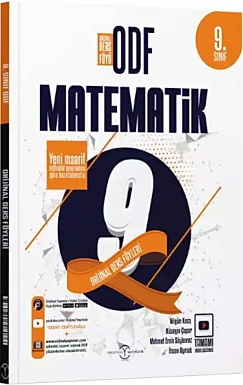 Orijinal Yayınları 9. Sınıf Matematik ODF Orijinal Ders Föyleri