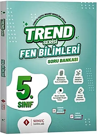SONUÇ 5.Sınıf Trend Serisi Fen Bilimleri Soru Bankası