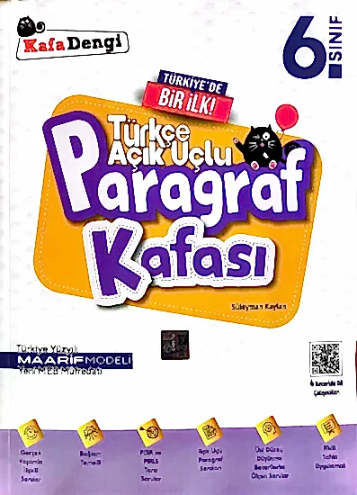 Kafa Dengi 6.sınıf Paragraf Kafası Soru Bankası 2025-26 YENİ MÜFREDAT